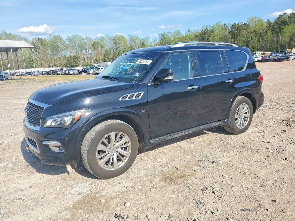 2017 Infiniti Qx80 VIN JN8AZ2NEXH9157573 COPART salvage auction — NORMAL WEAR, Nj - Clean Title Export Only, sold $2,400 on 2026-07-08 (photo 1)