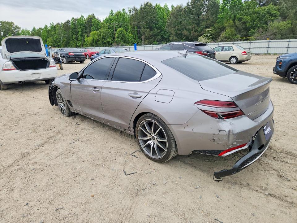 2023 Genesis G70 VIN KMTG34TA0PU116594 COPART salvage auction — FRONT END, Id - Salvage Certificate Of Title, sold $4,950 on 2026-07-14 (photo 2)