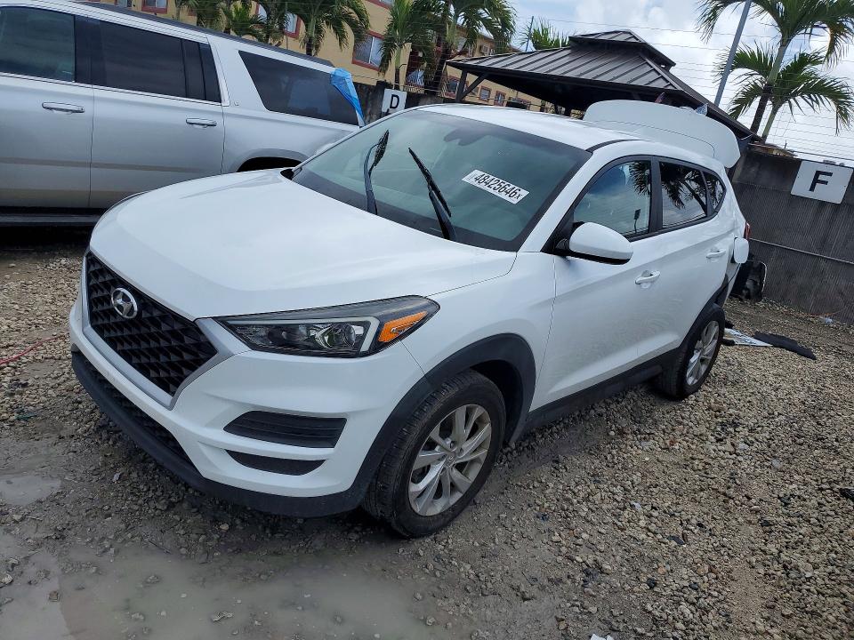 2021 Hyundai Tucson VIN KM8J23A47MU362502 COPART salvage auction — REAR END, FL - CERTIFICATE OF DESTRUCTION, sold $3,150 on 2026-07-27 (photo 1)