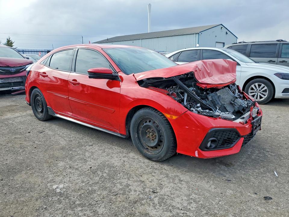 2018 Honda Civic VIN SHHFK7H90JU302213 COPART salvage auction — FRONT END, On - Permit Salvage, sold $2,300 on 2026-07-28 (photo 4)