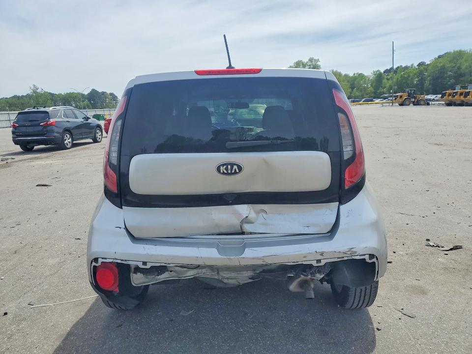 2018 Kia Soul VIN KNDJP3A59J7505507 COPART salvage auction — REAR END, Nc - Salvage Certificate Of Title, sold $500 on 2026-07-23 (photo 6)