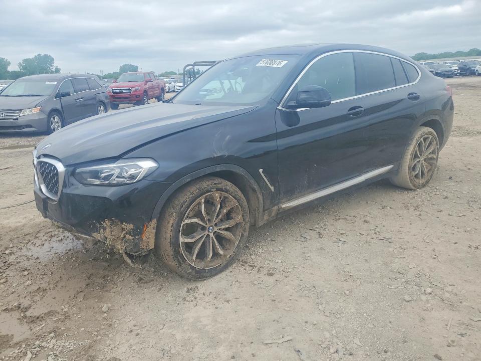 2022 BMW X4 VIN 5UX33DT08N9K79688 COPART salvage auction — FRONT END, Ks - Cert Of Title-Salvage, sold $17,600 on 2026-07-16 (photo 1)