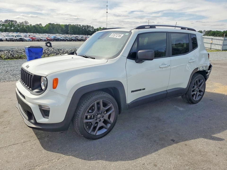 2021 Jeep VIN ZACNJCBB3MPM51973 COPART salvage auction — REAR END, Nc - Salvage Certificate Of Title, sold $5,600 on 2026-07-02 (photo 1)