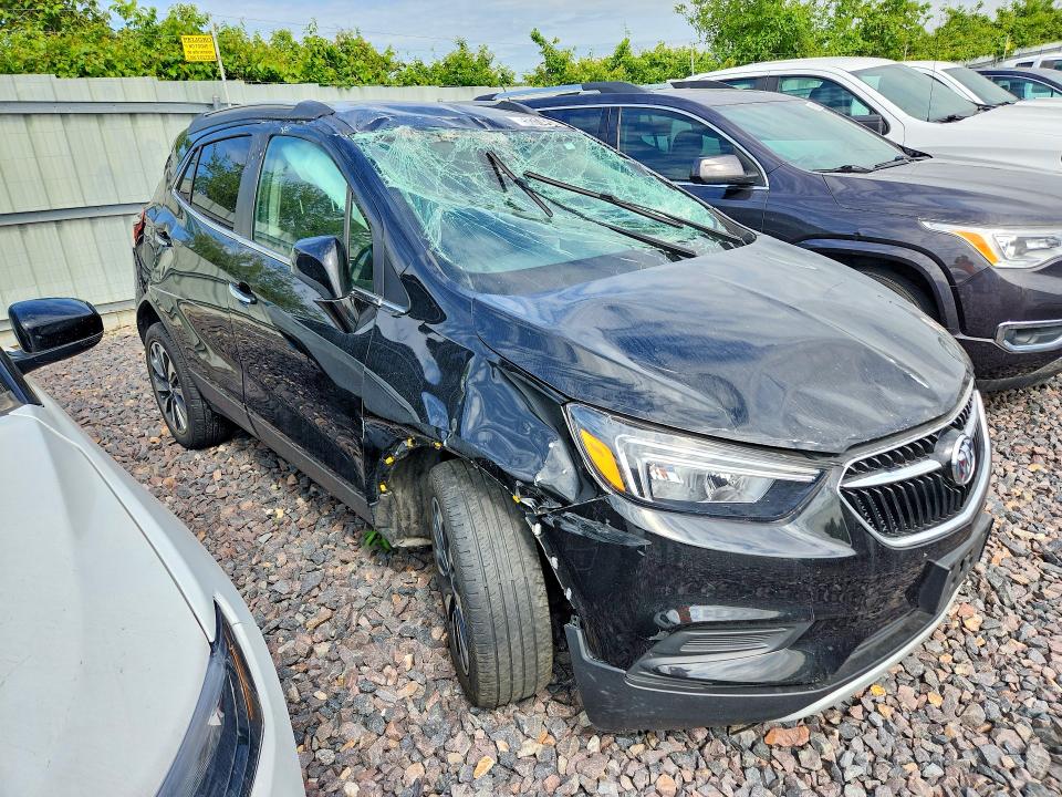2021 Buick Encore VIN KL4CJESM7MB365139 COPART salvage auction — ROLLOVER, MO - CERT OF TITLE-REPOSSESSED, sold $500 on 2026-07-16 (photo 4)