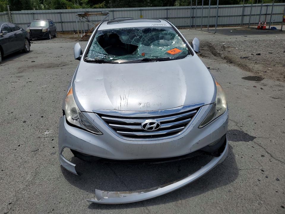 2014 Hyundai Sonata VIN 5NPEC4AC2EH882196 COPART salvage auction — FRONT END, Ga - Cert Of Title-Salvage, sold $750 on 2026-07-13 (photo 5)