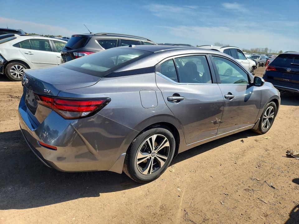 2023 Nissan VIN 3N1AB8CV7PY273959 COPART salvage auction — HAIL, Id - Salvage Certificate Of Title, sold $7,600 on 2026-07-30 (photo 3)