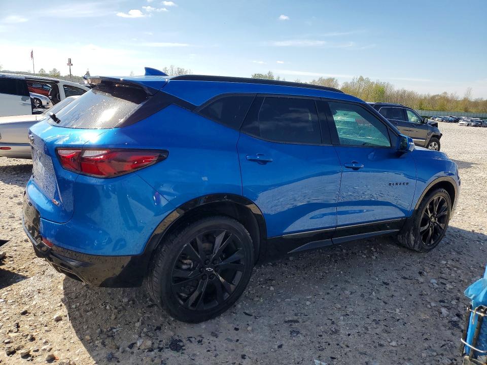 2020 Chevrolet Blazer VIN 3GNKBKRS5LS721969 COPART salvage auction — VANDALISM, Mi - Certificate Of Title, sold $15,500 on 2026-07-30 (photo 3)