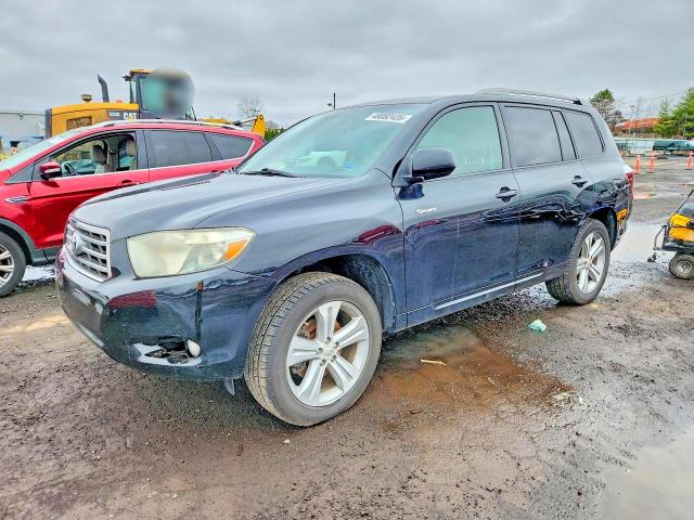 2008 Toyota Highlander VIN JTEES43A282097449 COPART salvage auction — REAR END, CT - CERT OF TITLE-SALVAGE, sold $1,900 on 2026-07-14 (photo 1)