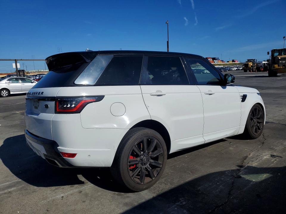 2018 Land rover RANGE ROVER VIN SALWR2RE6JA184519 COPART salvage auction — FRONT END, Ca - Salvage Certificate, sold $13,300 on 2026-07-15 (photo 3)