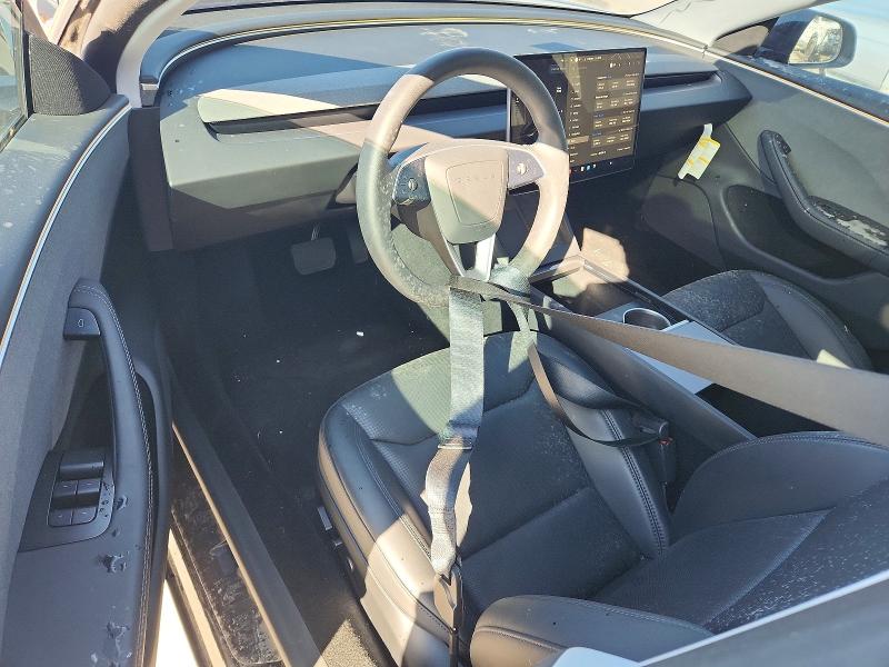2025 Tesla Model 3 VIN 5YJ3E1EA8SF921182 COPART salvage auction — REAR END, LA, sold $150 on 2026-07-22 (photo 8)