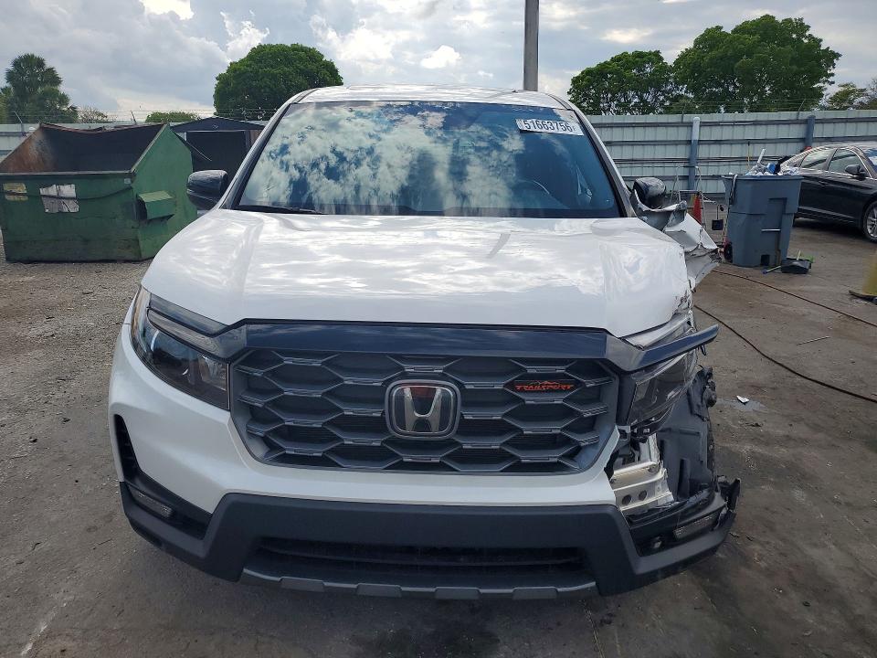 2024 Honda Ridgeline VIN 5FPYK3F69RB030937 COPART salvage auction — FRONT END, Fl - Cert Of Title Slvg Rebuildable, sold $10,600 on 2026-07-29 (photo 5)