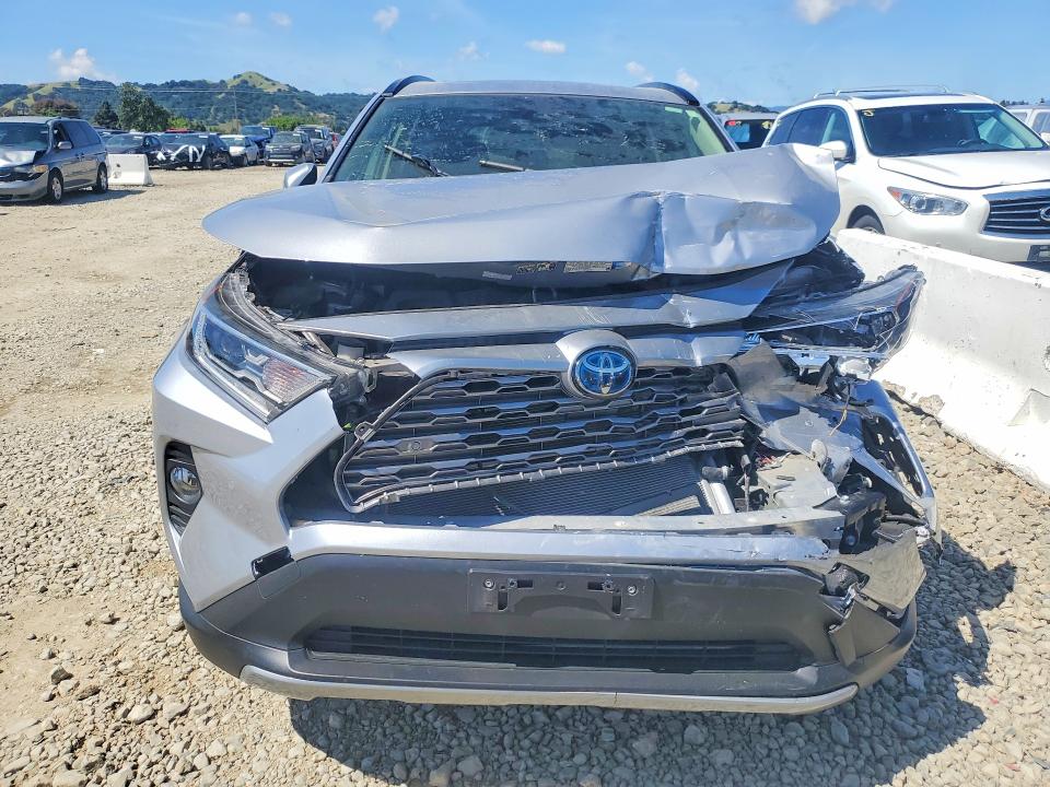 2019 Toyota Rav4 hybrid VIN JTMDWRFV7KD514267 COPART salvage auction — FRONT END, Ca - Salvage Certificate, sold $8,000 on 2026-07-23 (photo 5)