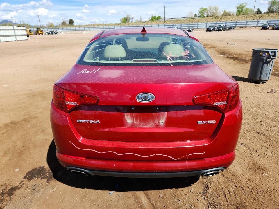 2012 Kia Optima VIN 5XXGN4A79CG070828 COPART salvage auction — FRONT END, Id - Salvage Certificate Of Title, sold $625 on 2026-07-20 (photo 6)