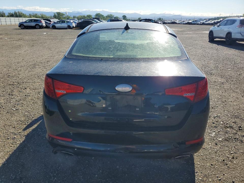 2013 Kia Optima VIN 5XXGN4A71DG155308 COPART salvage auction — REAR END, Ca - Salvage Certificate, sold $425 on 2026-07-06 (photo 6)