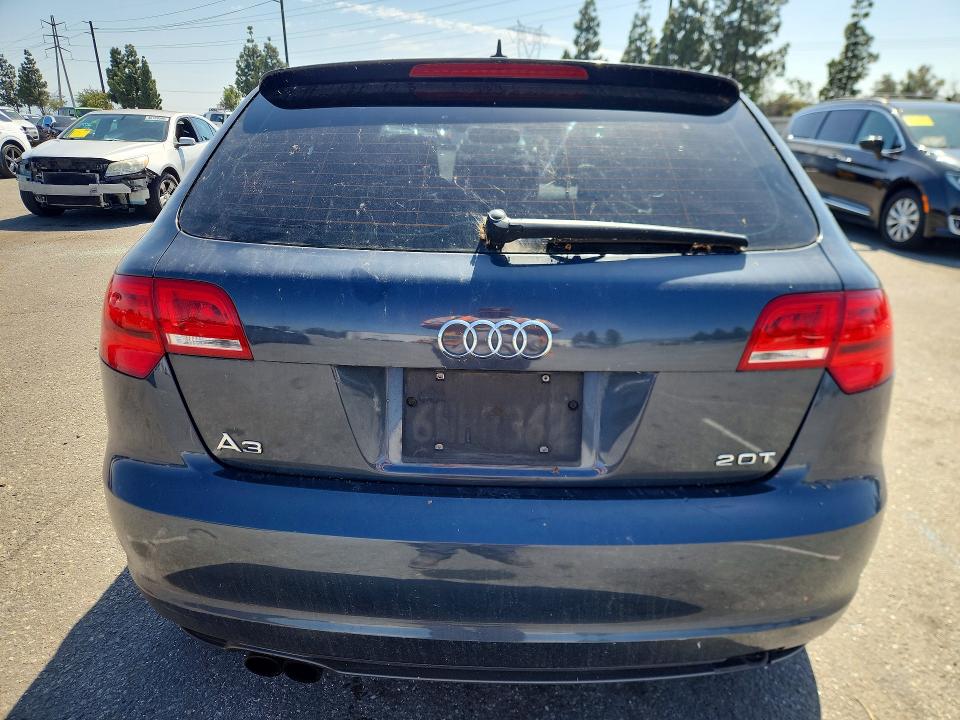 2012 Audi A3 VIN WAUKEAFM6CA103462 COPART salvage auction — FRONT END, Ca - Salvage Certificate, sold $575 on 2026-07-02 (photo 6)
