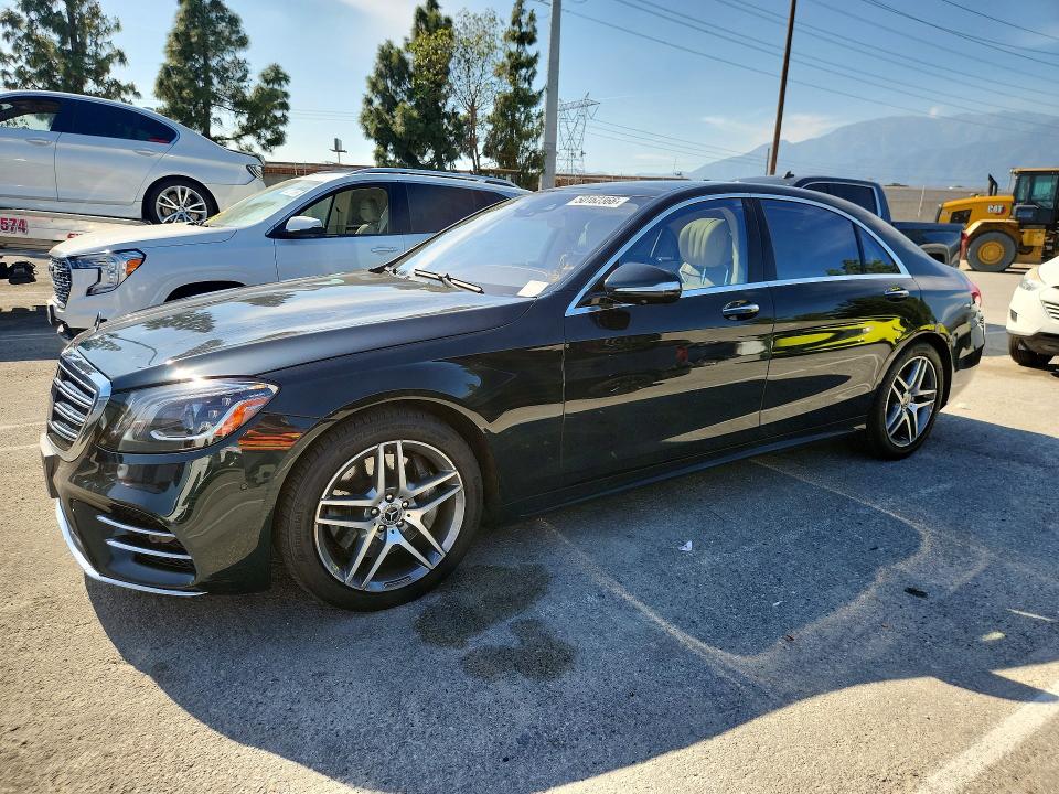 2018 Mercedes-benz S-klasse VIN WDDUG8DB0JA381938 COPART salvage auction — MINOR DENT/SCRATCHES, Ca - Dis/Dlr/Exp Only Clean Title (P), sold $18,300 on 2026-07-28 (photo 1)