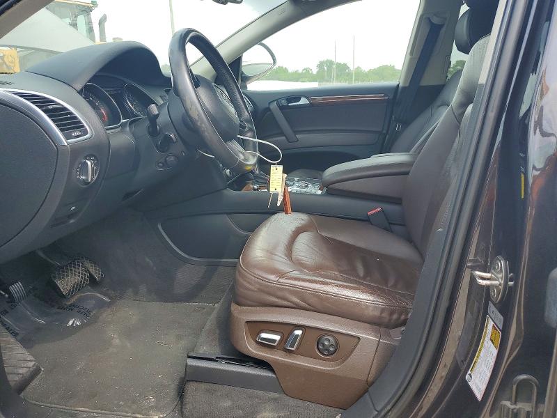 2015 Audi Q7 VIN WA1LGAFE7FD006973 COPART salvage auction — MECHANICAL, Tx - Certificate Of Title (P), sold $2,450 on 2026-07-09 (photo 7)