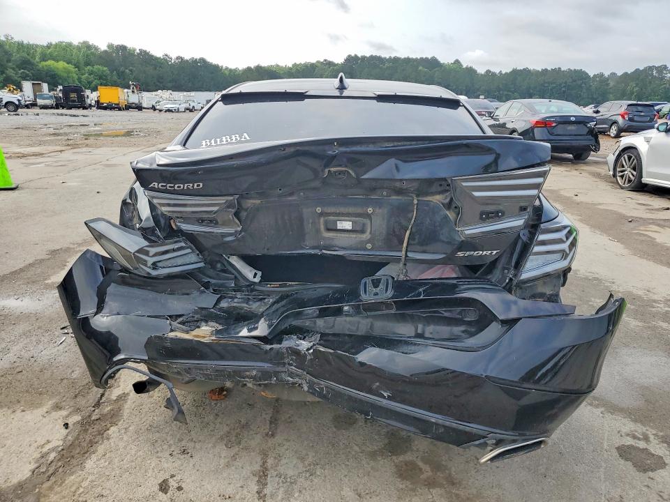2018 Honda Accord VIN 1HGCV1F32JA003579 COPART salvage auction — REAR END, Ms - Cert Of Title-Salvaged, sold $3,250 on 2026-07-03 (photo 6)