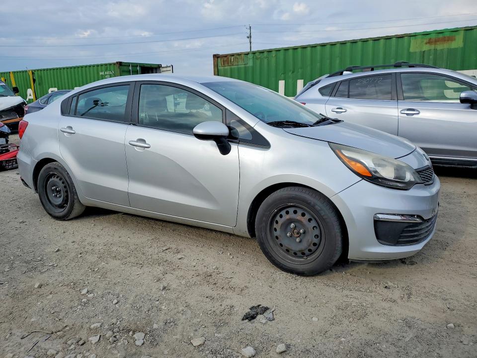 2016 Kia Rio VIN KNADM4A34G6541708 COPART salvage auction — REAR END, In - Cert Of Title-Salvage Title, sold $575 on 2026-07-07 (photo 4)