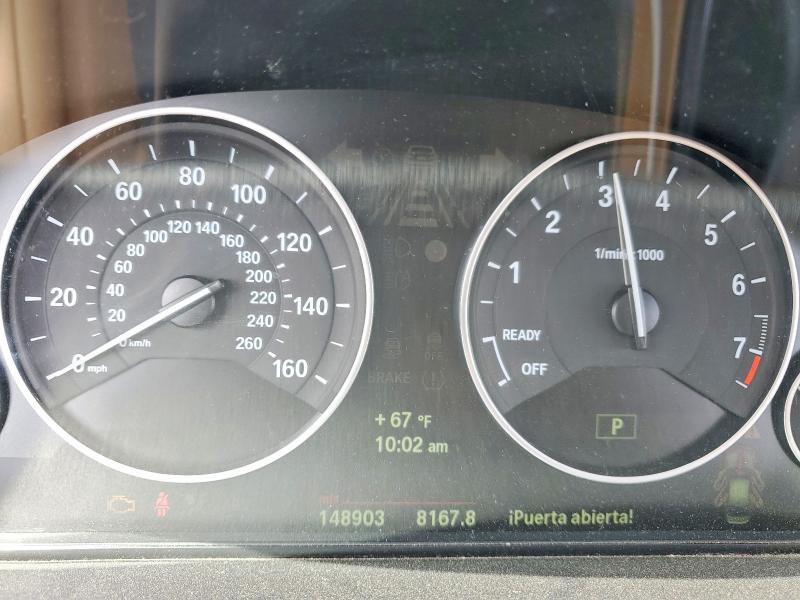 2013 BMW 3er VIN WBA3A5C57DF353592 COPART salvage auction — FRONT END, Al - Cert Of Title-Salvage Title, sold $175 on 2026-07-21 (photo 9)