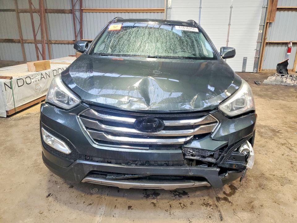 2013 Hyundai Santa fe VIN 5XYZU3LB6DG096310 COPART salvage auction — FRONT END, Salvage Title, sold $1,050 on 2026-07-09 (photo 5)