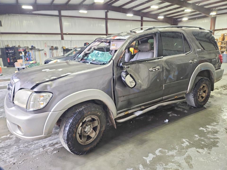 2004 Toyota Sequoia VIN 5TDZT34A74S221519 COPART salvage auction — ROLLOVER, Sc - Cert Of Title-Salvage, sold $900 on 2026-07-22 (photo 1)
