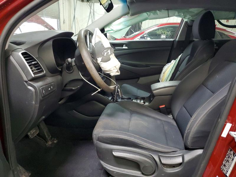 2019 Hyundai Tucson VIN KM8J23A49KU888384 COPART salvage auction — FRONT END, Il - Salvage Certificate, sold $1,500 on 2026-07-07 (photo 7)