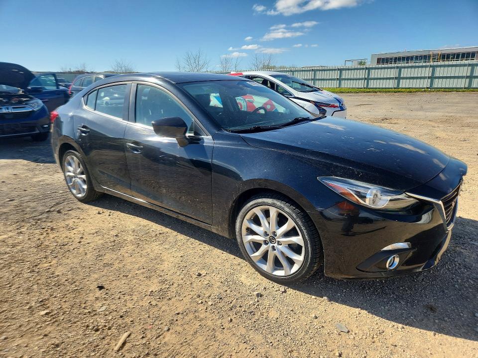 2014 Mazda 3 VIN JM1BM1W36E1130998 COPART salvage auction — HAIL, Id - Salvage Certificate Of Title, sold $200 on 2026-07-21 (photo 4)