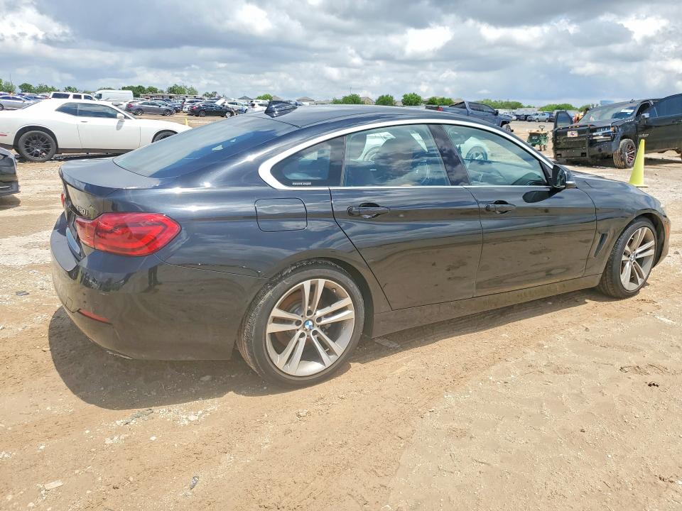 2019 BMW 4er VIN WBA4J1C54KBM18884 COPART salvage auction — WATER/FLOOD, Tx - Salvage Title-Flood Damage, sold $5,300 on 2026-07-09 (photo 3)