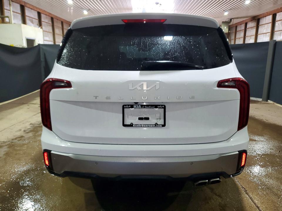 2025 Kia Telluride VIN 5XYP64GC9SG575778 COPART salvage auction — HAIL, Oh - Cert Of Title-Salvage, sold $10,600 on 2026-07-06 (photo 6)