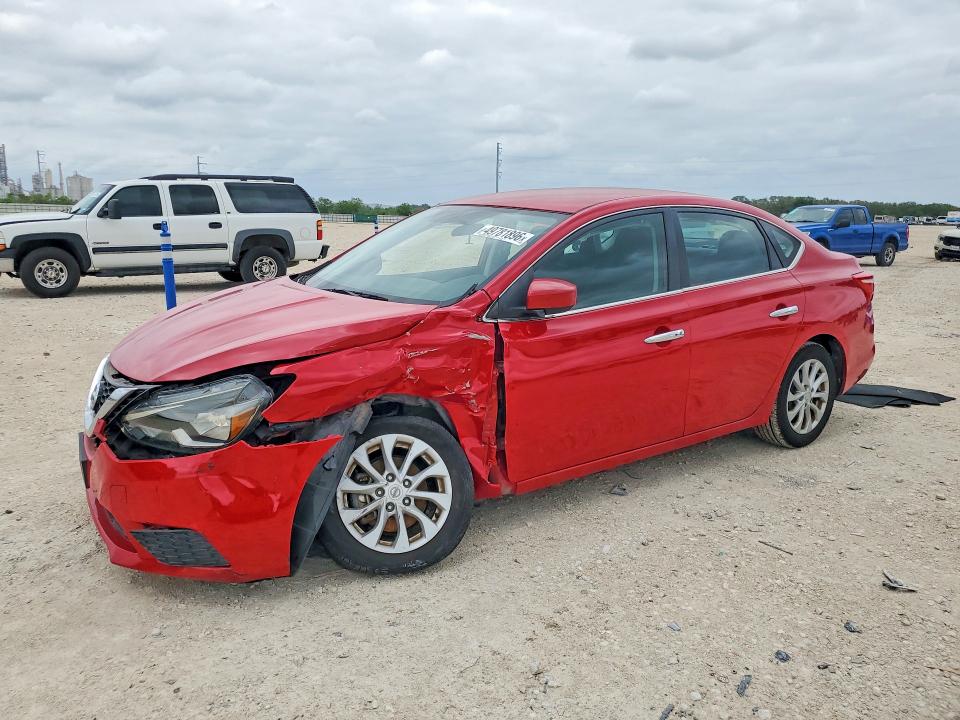 2018 Nissan Sentra VIN 3N1AB7APXJL647144 COPART salvage auction — FRONT END, Tx - Salvage Vehicle Title, sold $2,000 on 2026-07-02 (photo 1)
