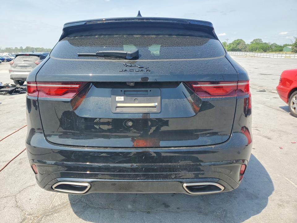 2024 Jaguar F-pace VIN SADCT2FU9RA738966 COPART salvage auction — FRONT END, Tn - Salvage Certificate, sold $15,900 on 2026-07-20 (photo 6)