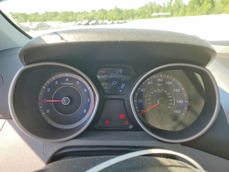 2013 Hyundai Elantra VIN KMHDH6AE4DU018714 COPART salvage auction — FRONT END, Sc - Cert Of Title-Salvage, sold $1,350 on 2026-07-06 (photo 9)