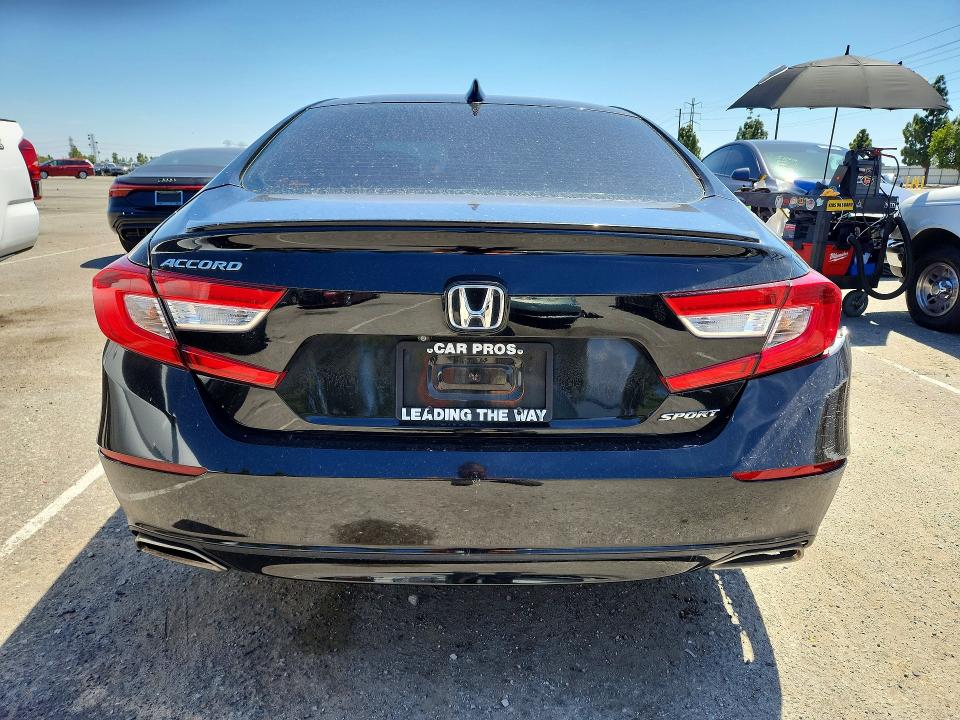 2020 Honda Accord VIN 1HGCV1F32LA139987 COPART salvage auction — SIDE, CA - SALVAGE CERTIFICATE, sold $8,800 on 2026-07-30 (photo 6)