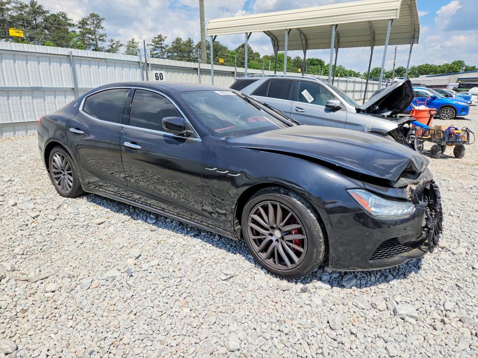 2017 Maserati Ghibli VIN ZAM57XSL4H1257181 COPART salvage auction — FRONT END, Id - Salvage Certificate Of Title, sold $1,150 on 2026-07-21 (photo 4)