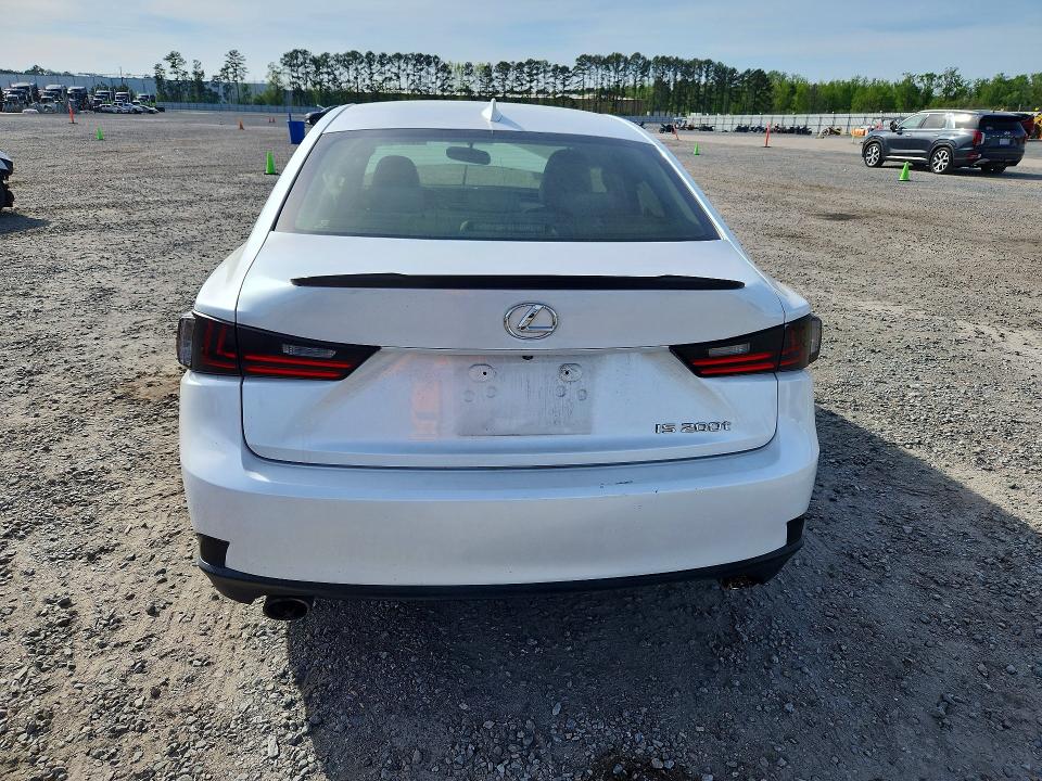 2016 Lexus Is VIN JTHBA1D27G5010902 COPART salvage auction — FRONT END, Tn - Salvage Certificate, sold $1,150 on 2026-07-13 (photo 6)