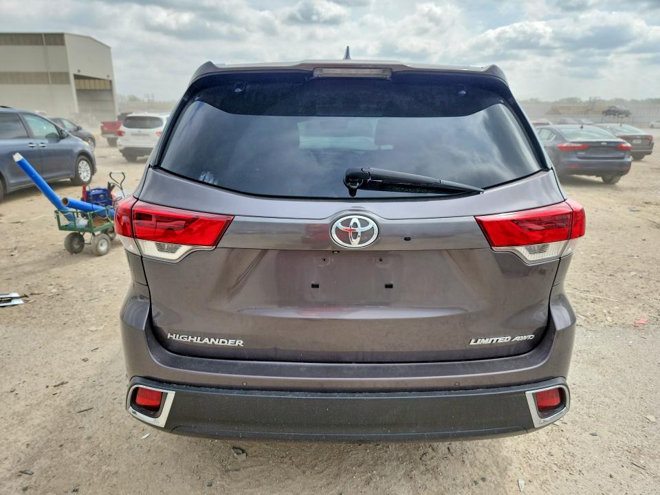 2019 Toyota Highlander VIN 5TDDZRFH4KS959930 COPART salvage auction — FRONT END, Mo - Salvage Certificate Of Title, sold $6,900 on 2026-07-07 (photo 6)