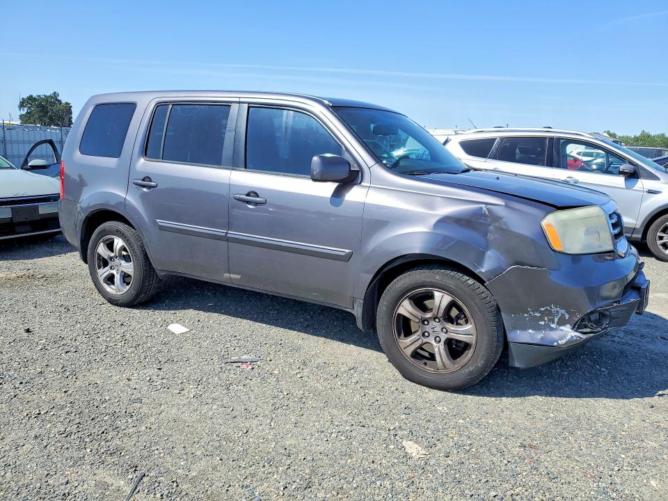 2014 Honda Pilot VIN 5FNYF3H71EB008914 COPART salvage auction — FRONT END, Ca - Salvage Certificate, sold $2,100 on 2026-07-02 (photo 4)