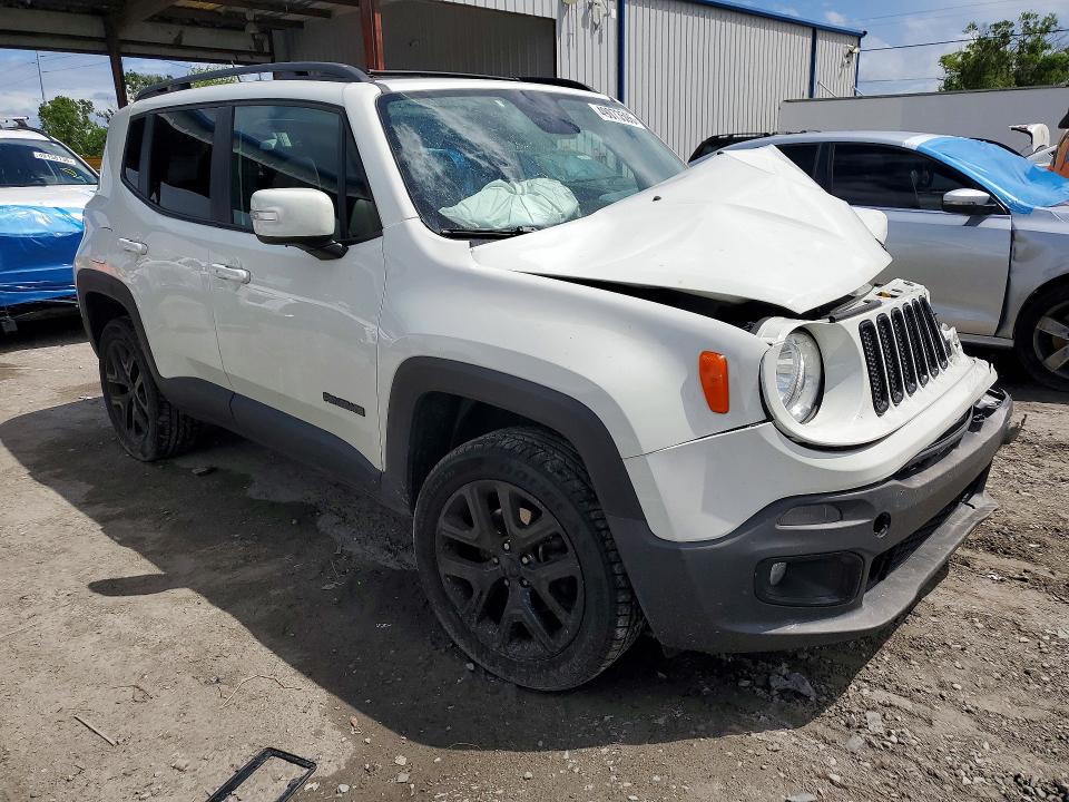 2017 Jeep Renegade VIN ZACCJBBB7HPF82852 COPART salvage auction — FRONT END, Fl - Cert Of Title Slvg Rebuildable, sold $375 on 2026-07-10 (photo 4)