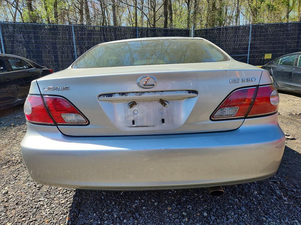 2004 Lexus ES VIN JTHBA30GX45043787 COPART salvage auction — SIDE, Md - Cert Of Salvage > 75% Damage, sold $475 on 2026-07-24 (photo 6)