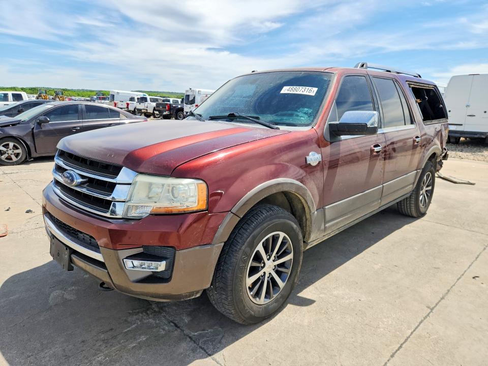 2015 Ford VIN 1FMJK1JT5FEF33577 COPART salvage auction — REAR END, Tx - Certificate Of Title, sold $200 on 2026-07-09 (photo 1)