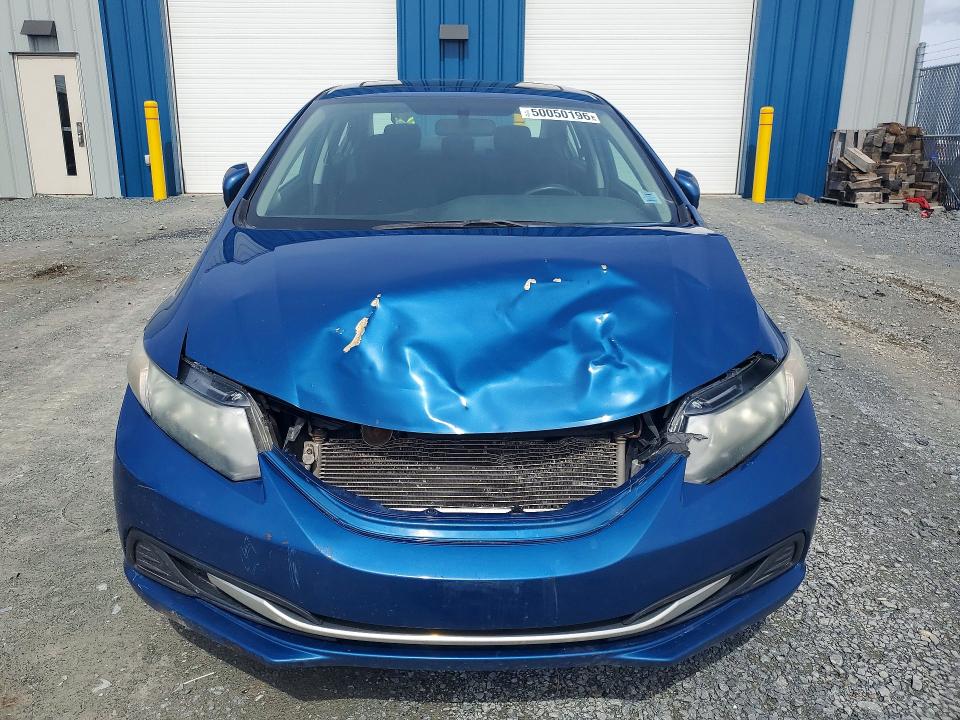 2015 Honda VIN 2HGFB2E59FH008916 COPART salvage auction — FRONT END, Ns - Salvage Title, sold $900 on 2026-07-09 (photo 5)