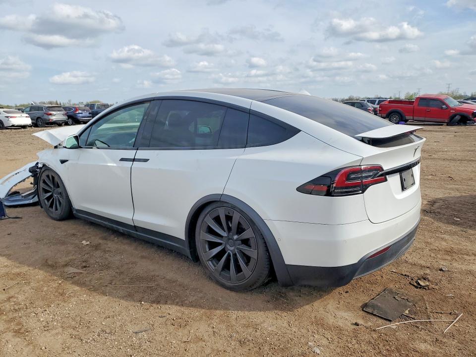 2022 Tesla Model x VIN 7SAXCBE66NF339890 COPART salvage auction — FRONT END, Il - Salvage Certificate, sold $10,400 on 2026-07-14 (photo 2)