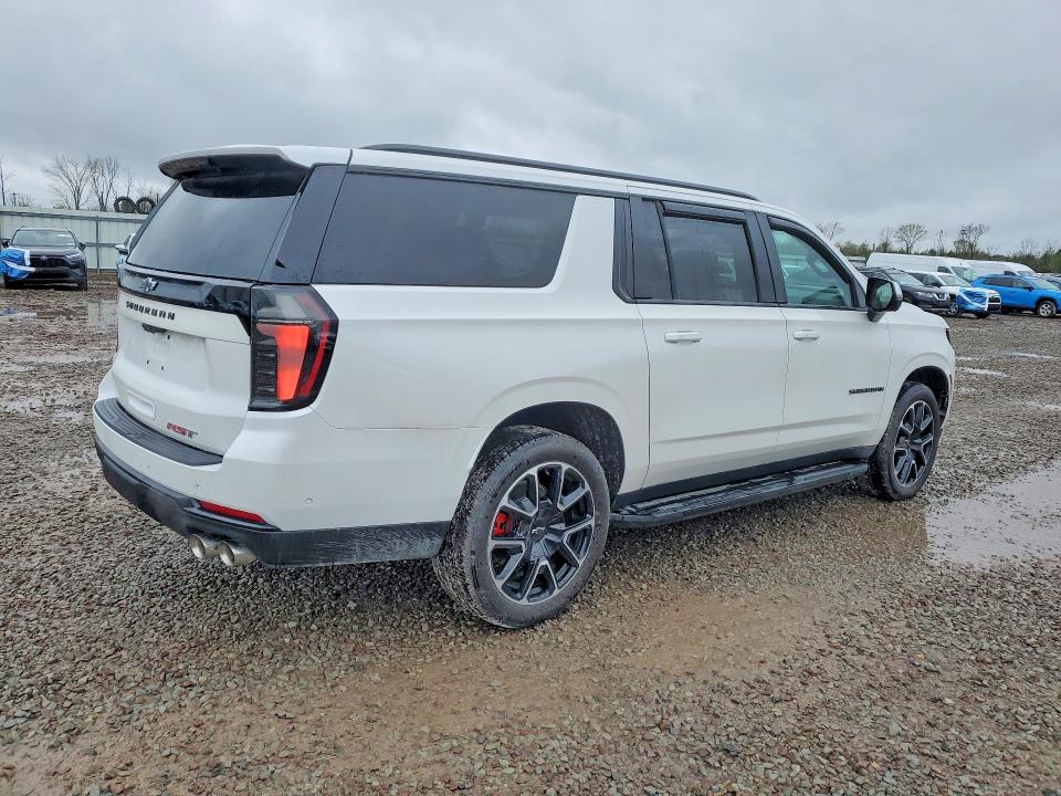 2025 Chevrolet Suburban VIN 1GNS6ERLXSR271347 COPART salvage auction — WATER/FLOOD, NY - MV907A-FLOOD SALVAGE, sold $54,500 on 2026-07-20 (photo 3)