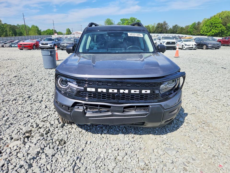 2025 Ford Bronco VIN 3FMCR9CNXSRF21076 COPART salvage auction — FRONT END, Nc - Certificate Of Title, sold $3,750 on 2026-07-01 (photo 5)
