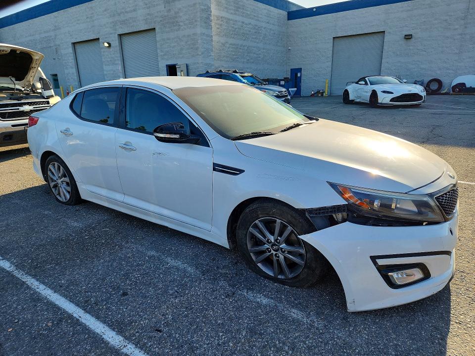 2015 Kia Optima VIN KNAGM4A74F5644650 COPART salvage auction — ALL OVER, CA - SALVAGE CERTIFICATE, sold $675 on 2026-07-14 (photo 4)