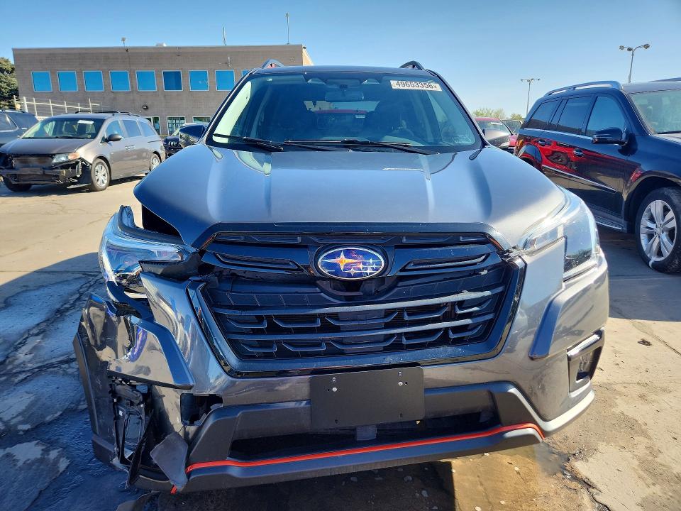 2023 Subaru Forester VIN JF2SKAJC1PH502756 COPART salvage auction — FRONT END, Tx - Certificate Of Title, sold $300 on 2026-07-20 (photo 5)