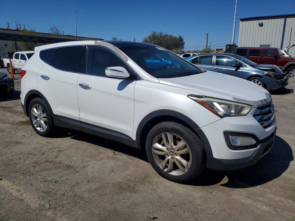 2013 Hyundai Santa fe VIN 5XYZWDLA4DG061160 COPART salvage auction — REAR END, Ut - Certificate Of Title, sold $775 on 2026-07-16 (photo 4)