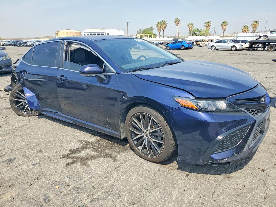2022 Toyota Camry VIN 4T1G11AK9NU624988 COPART salvage auction — REAR END, Ca - Salvage Certificate, sold $4,100 on 2026-07-02 (photo 4)