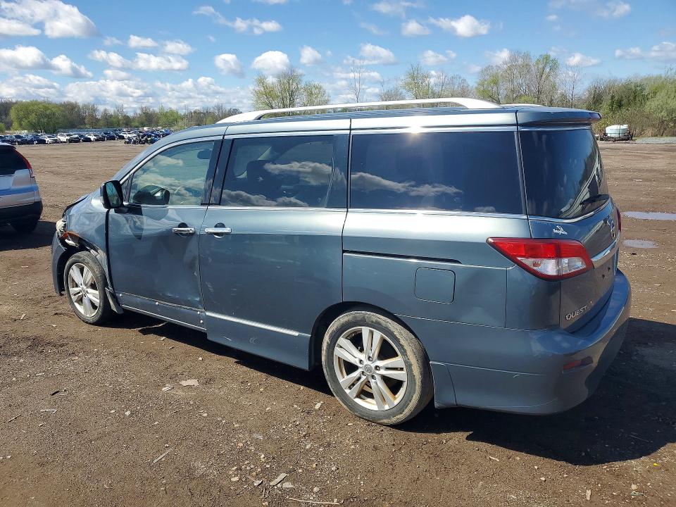 2011 Nissan Quest VIN JN8AE2KPXB9007567 COPART salvage auction — FRONT END, Oh - Cert Of Title-Salvage, sold $425 on 2026-07-09 (photo 2)